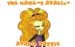 Size: 980x611 | Tagged: safe, artist:jankrys00, adagio dazzle, equestria girls, rainbow rocks, solo