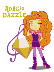 Size: 1126x1522 | Tagged: safe, artist:flutterluv, adagio dazzle, equestria girls, rainbow rocks, cutie mark, solo