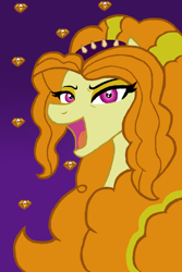 Size: 500x750 | Tagged: safe, artist:owe-b-1, adagio dazzle, pony, equestria girls, rainbow rocks, equestria girls ponified, ponified, solo