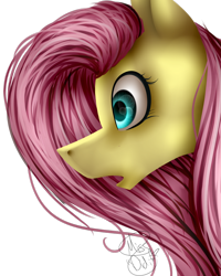 Size: 1024x1279 | Tagged: safe, artist:missdids, fluttershy, pegasus, pony, female, mare, pink mane, solo, yellow coat