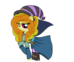 Size: 1082x904 | Tagged: safe, artist:xxsactaviaxx, adagio dazzle, clothes, costume, ponified, solo