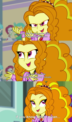 Size: 640x1080 | Tagged: safe, screencap, adagio dazzle, rose heart, snails, tennis match, equestria girls, rainbow rocks, background human, if you know what i mean, meme, solo