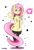 Size: 1280x1858 | Tagged: safe, artist:enryuuchan, fluttershy, pegasus, pony, semi-anthro, bipedal, clothes, dialogue, jewelry, looking at you, love, necklace, scepter, smiling, solo, stockings