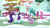 Size: 1280x720 | Tagged: safe, screencap, rarity, spike, dragon, pony, unicorn, best gift ever, clothes, scarf, snow, sunglasses, winged spike