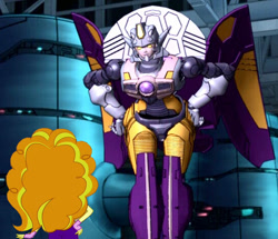 Size: 546x470 | Tagged: safe, edit, edited screencap, screencap, adagio dazzle, equestria girls, rainbow rocks, chromia, crossover, thunderblast, transformers, transformers cybertron, transformers galaxy force