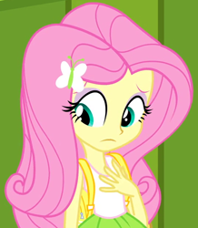 Size: 540x620 | Tagged: safe, screencap, fluttershy, equestria girls, cropped, cute, shyabetes, solo