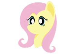 Size: 1024x724 | Tagged: safe, artist:arswinton, fluttershy, pegasus, pony, bust, cute, head, portrait, redbubble, simple background, smiling, solo, sticker, transparent background, vector