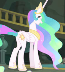 Size: 974x1078 | Tagged: safe, screencap, princess celestia, better together, equestria girls, forgotten friendship, cropped, laughing, plot, solo