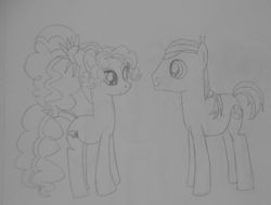 Size: 678x513 | Tagged: safe, artist:berrypunchrules, adagio dazzle, captain planet, pony, background human, capdazzle, equestria girls ponified, monochrome, ponified, traditional art