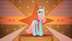 Size: 3840x2160 | Tagged: safe, artist:laszlvfx, artist:orin331, derpibooru import, edit, ocellus, changedling, changeling, changeling queen, changedling queen, cute, diaocelles, female, headcanon, older ocellus, queen, queen ocellus, smiling, solo, wallpaper, wallpaper edit