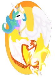 Size: 1032x1435 | Tagged: safe, artist:april-f00ls, daybreaker, princess celestia, alicorn, pony, duality, eyes closed, reflection, simple background, transparent background