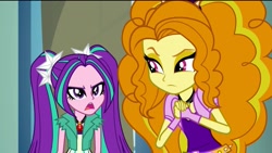 Size: 2039x1147 | Tagged: safe, screencap, adagio dazzle, aria blaze, equestria girls, rainbow rocks