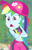 Size: 527x826 | Tagged: safe, derpibooru import, screencap, rainbow dash, better together, equestria girls, forgotten friendship, angry, bikini, bikini top, blurry background, board shorts, cap, clothes, cloud, cropped, crossed arms, female, forest background, geode of super speed, hat, jewelry, legs, magical geodes, midriff, necklace, outdoors, rainbow, shorts, sleeveless, solo, sun, swimsuit, talking, thighs, thunderbolt