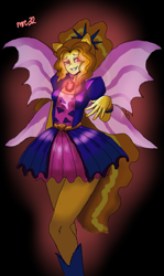 Size: 1080x1817 | Tagged: safe, artist:miracle32, adagio dazzle, equestria girls, rainbow rocks, fin wings, solo, the dazzlings