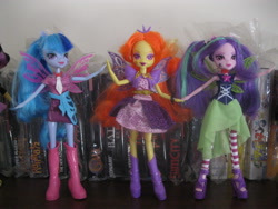 Size: 1600x1200 | Tagged: safe, adagio dazzle, aria blaze, sonata dusk, equestria girls, doll, irl, photo, super nintendo, the dazzlings