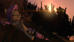 Size: 3840x2160 | Tagged: safe, artist:php34, fluttershy, pegasus, pony, 3d, forest, source filmmaker