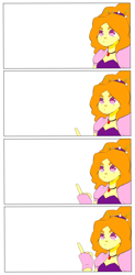 Size: 2098x4256 | Tagged: safe, artist:aisureimi, adagio dazzle, equestria girls, rainbow rocks, comic, fuck you, glare, middle finger, solo, vulgar