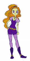 Size: 1024x2055 | Tagged: safe, artist:solweig, adagio dazzle, equestria girls, rainbow rocks, colored sketch, solo