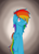 Size: 500x700 | Tagged: safe, artist:dinogrl, derpibooru import, rainbow dash, pegasus, pony, female, mare, solo