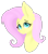 Size: 549x629 | Tagged: safe, artist:altimos0023, fluttershy, pegasus, pony, bust, lineless, looking at you, looking up, portrait, simple background, solo, transparent background