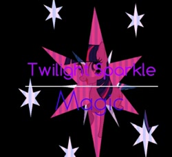 Size: 320x292 | Tagged: artist needed, safe, derpibooru import, twilight sparkle, pony, unicorn, female, magic, mare, multicolored mane, purple coat, solo