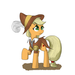 Size: 1024x1024 | Tagged: safe, artist:mizore43, applejack, smart cookie, earth pony, pony, female, mare, solo