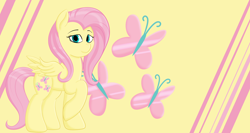 Size: 4098x2175 | Tagged: safe, artist:fearvirus, derpibooru import, fluttershy, pegasus, pony, solo, wallpaper