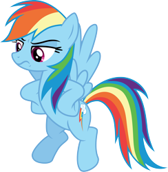 Size: 3000x3074 | Tagged: safe, artist:cloudyglow, derpibooru import, rainbow dash, pegasus, pony, best gift ever, .ai available, simple background, solo, transparent background, vector