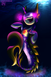 Size: 2000x3000 | Tagged: safe, artist:neoncel, adagio dazzle, siren, megaman, parody, solo