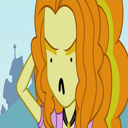 Size: 300x300 | Tagged: safe, artist:zxinsanity, adagio dazzle, equestria girls, reaction image, solo