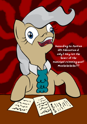 Size: 554x789 | Tagged: safe, artist:ambrosebuttercrust, mayor mare, bureaucracy, government, insanity, mad with power, pure unfiltered evil, tyrant, wat