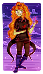 Size: 720x1224 | Tagged: safe, artist:lelka-philka, adagio dazzle, equestria girls, crossover, god tier, hero of blood, homestuck, solo, thief of blood