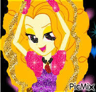 Size: 196x187 | Tagged: safe, derpibooru import, adagio dazzle, equestria girls, gold, solo