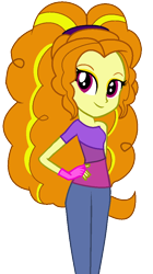 Size: 548x978 | Tagged: safe, artist:trixiesparkle63, adagio dazzle, equestria girls, redesign, solo