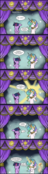 Size: 998x3567 | Tagged: safe, artist:mangameister, edit, princess celestia, alicorn, pony, comic, cyrillic, hand puppet, pony puppet theater, puppet, puppet show, puppet theater, russian, translation