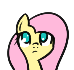 Size: 366x347 | Tagged: safe, artist:neuro, fluttershy, pegasus, pony, simple background, solo, transparent background