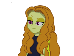 Size: 760x579 | Tagged: safe, artist:tonecolour12, adagio dazzle, equestria girls, alternate hairstyle, solo