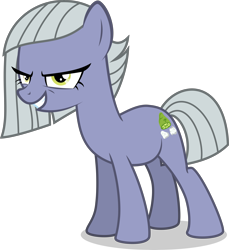 Size: 5037x5500 | Tagged: safe, artist:xebck, limestone pie, earth pony, pony, hearthbreakers, absurd resolution, evil grin, female, grin, mare, pure unfiltered evil, simple background, smiling, solo, transparent background, vector