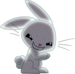 Size: 4103x4000 | Tagged: safe, artist:jeatz-axl, angel bunny, rabbit, scare master, .svg available, absurd resolution, angel is a bunny bastard, plotting, pure unfiltered evil, simple background, sinister, solo, transparent background, vector