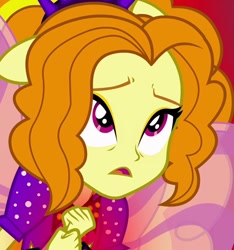 Size: 660x704 | Tagged: safe, screencap, adagio dazzle, equestria girls, rainbow rocks, adoragio, cropped, cute, fin wings, ponied up, sad, scared, solo, woobie