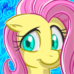 Size: 1200x1200 | Tagged: safe, artist:joshuadraws, fluttershy, pegasus, pony, female, mare, pink mane, solo, yellow coat