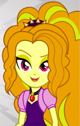 Size: 507x790 | Tagged: safe, screencap, adagio dazzle, equestria girls, rainbow rocks, adoragio, cute, gem, looking at you, siren gem, smiling, solo, when she smiles