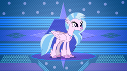 Size: 3840x2160 | Tagged: safe, artist:dashiesparkle, artist:laszlvfx, derpibooru import, edit, silverstream, classical hippogriff, hippogriff, school daze, female, high res, jewelry, leaning forward, necklace, solo, vector, wallpaper, wallpaper edit