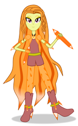 Size: 1500x2400 | Tagged: artist needed, safe, derpibooru exclusive, adagio dazzle, equestria girls, alternate hairstyle, solo, that orange pencil