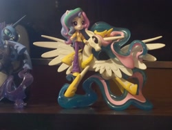 Size: 2048x1536 | Tagged: safe, nightmare moon, princess celestia, principal celestia, equestria girls, doll, equestria girls minis, eqventures of the minis, guardians of harmony, irl, misadventures of the guardians, photo, toy