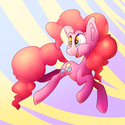 Size: 2000x2000 | Tagged: safe, artist:aegann, pinkie pie, earth pony, pony, female, mare, pink coat, pink mane, ponk, solo