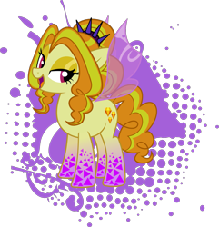 Size: 1779x1847 | Tagged: safe, artist:lyricgemva, adagio dazzle, pony, equestria girls, rainbow rocks, equestria girls ponified, ponified, solo