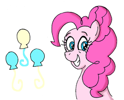 Size: 3000x2420 | Tagged: safe, pinkie pie, earth pony, pony, cutie mark, female, mare, pink coat, pink mane, smiling, solo