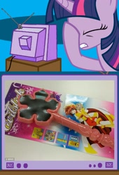 Size: 1388x2044 | Tagged: safe, derpibooru import, twilight sparkle, bootleg, evilstick, exploitable meme, meme, obligatory pony, tv meme