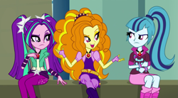 Size: 1263x696 | Tagged: safe, edit, edited screencap, screencap, adagio dazzle, aria blaze, sonata dusk, equestria girls, rainbow rocks, inverted mouth, the dazzlings